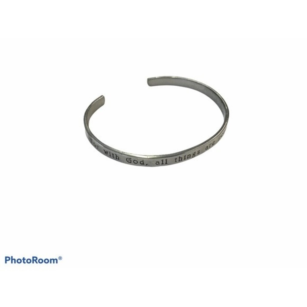 Silver Bracelet Mark 10:27